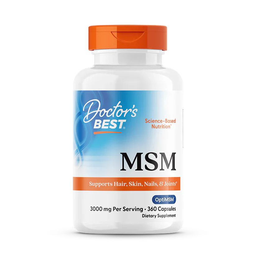 MSM with OptiMSM, 3,000 mg Per Serving, 360 Capsules