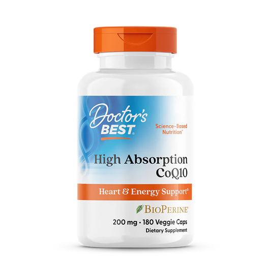 High Absorption CoQ10 200 mg 180 Veggie Caps