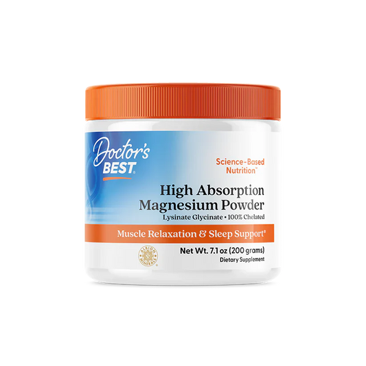 High Absorption Magnesium Powder with TRAACS, 7.1 oz (200 g) by Doctor's Best