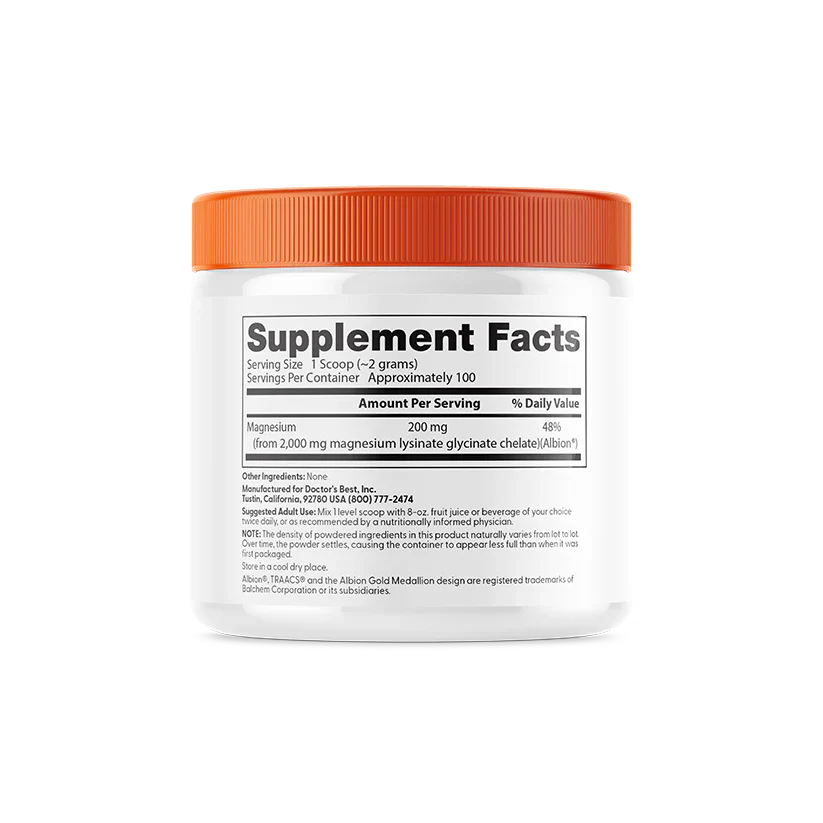 High Absorption Magnesium Powder with TRAACS, 7.1 oz (200 g) by Doctor's Best
