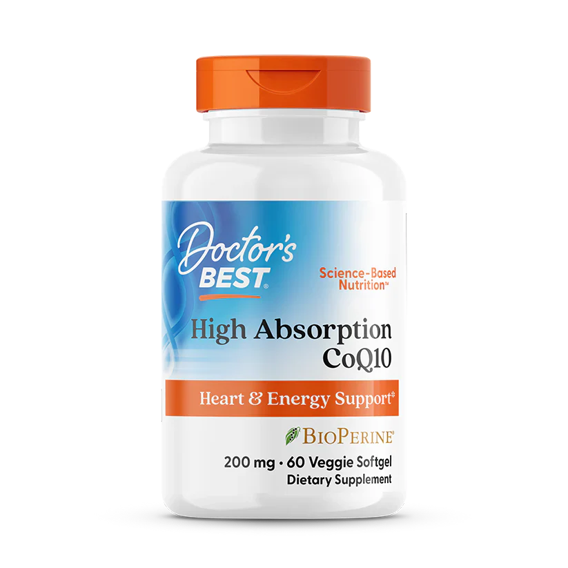 High Absorption CoQ10 200 mg 60 Veggie Softgels