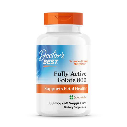 Fully Active Folate 800 mcg 60 Veggie Caps