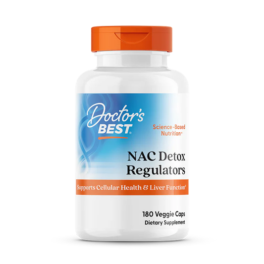 NAC Detox Regulators with Seleno Excell®, 600mg, 180 Veggie Caps, by Doctor's Best