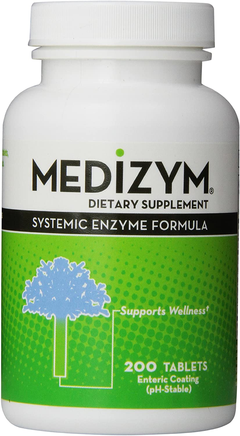 Medizym Systemic Enzyme Formula 200 Enteric - Coated Tablets