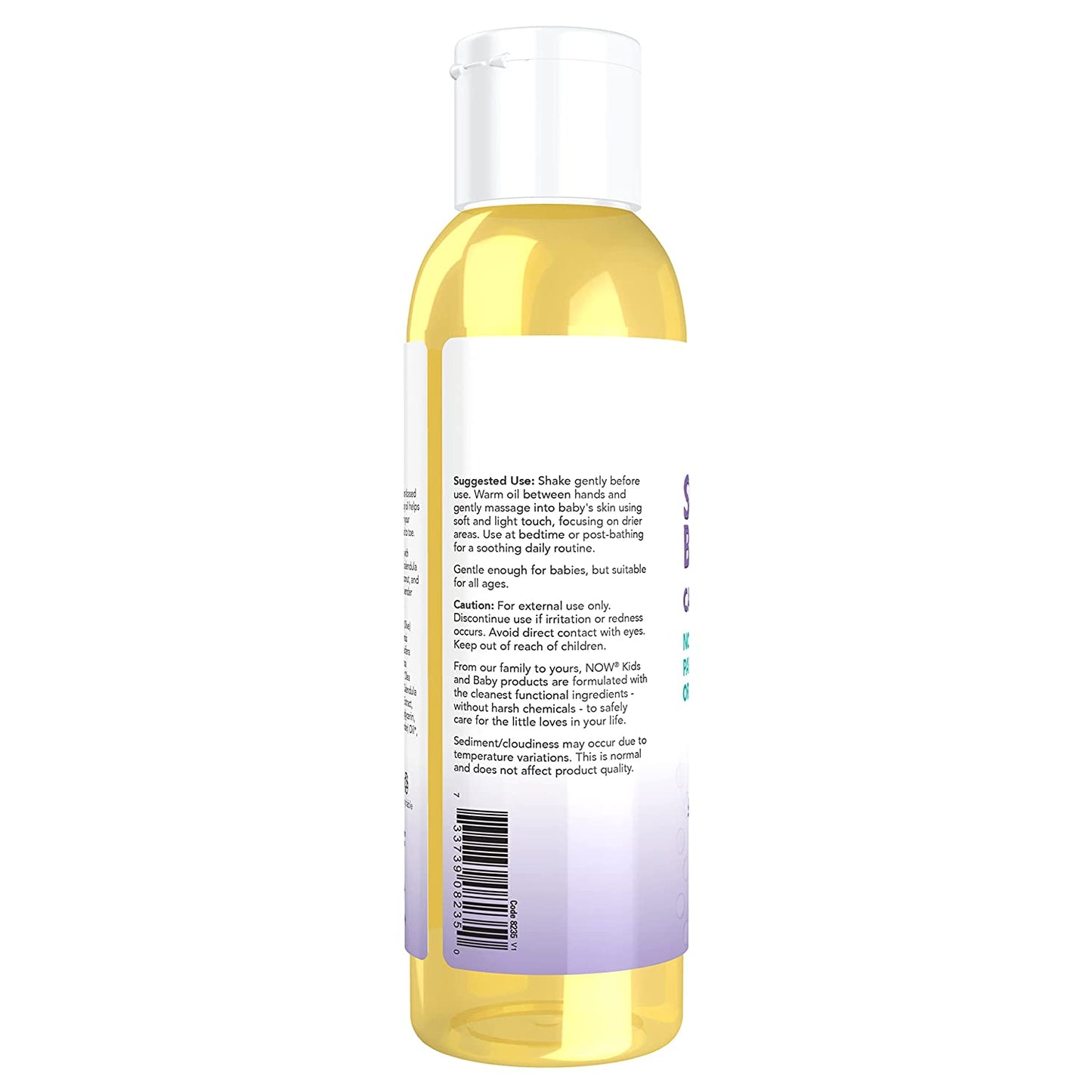 Soothing Baby Oil, Calming Lavender - 4 fl. oz (118 mL), by Now Baby