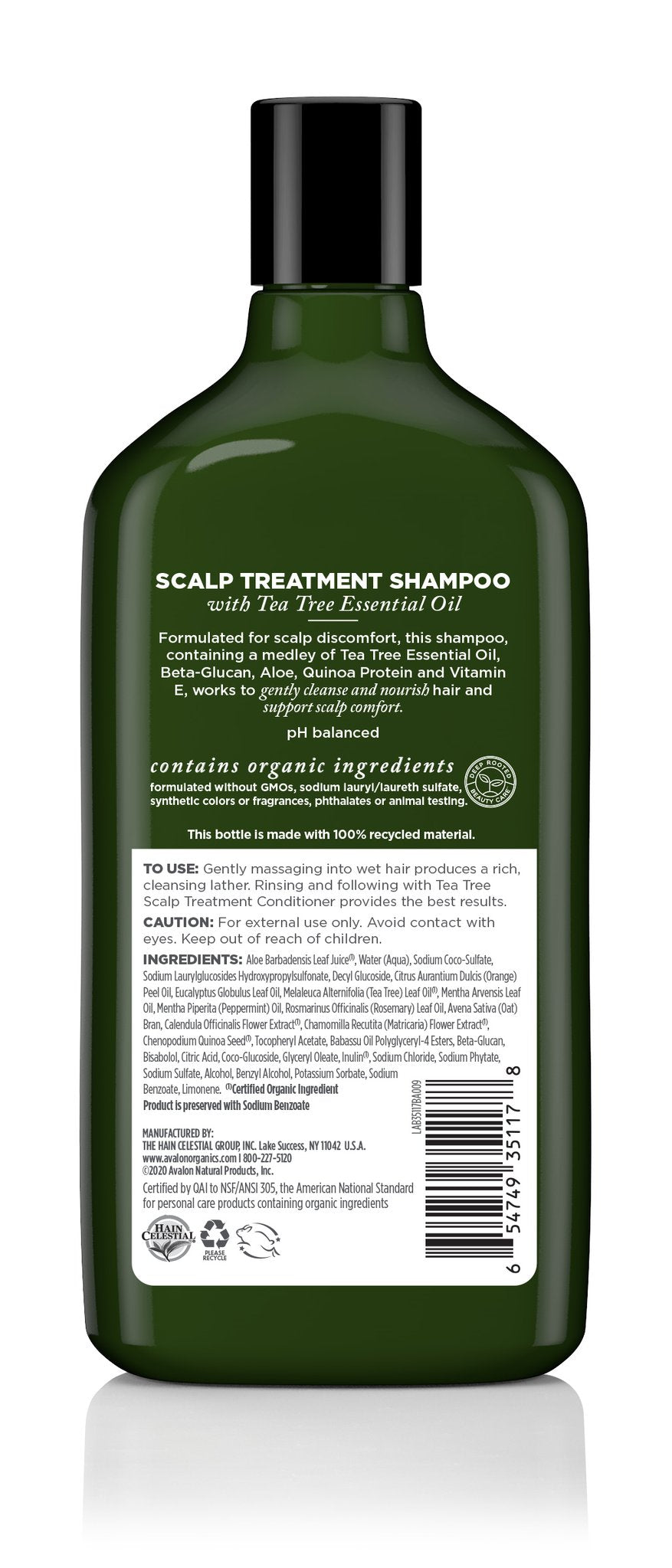 Shampoo Scalp Treatment Tea Tree 11 fl oz by Avalon Organics Best Price