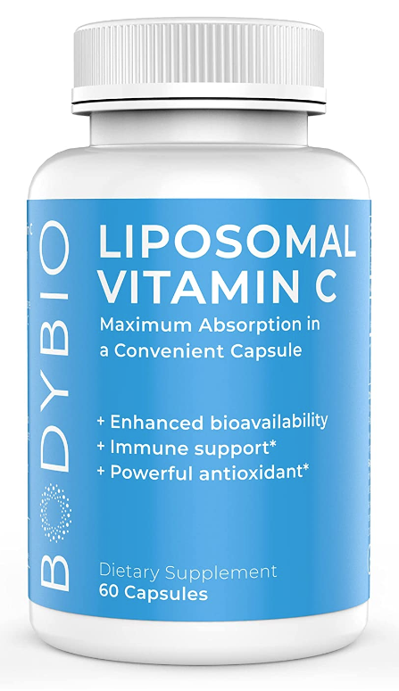 Liposomal Vitamin C 1000 mg, 60 Capsules, by BodyBio