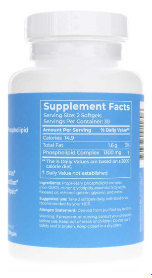 BodyBio PC (Phosphatidylcholine), 60 Non-GMO Softgels