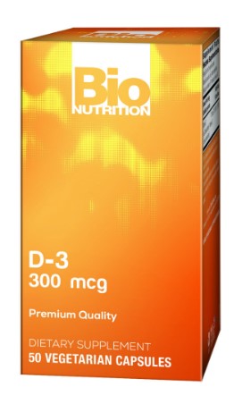 Vitamin D-3 12,000 IU 50 Vegetarian Capsules