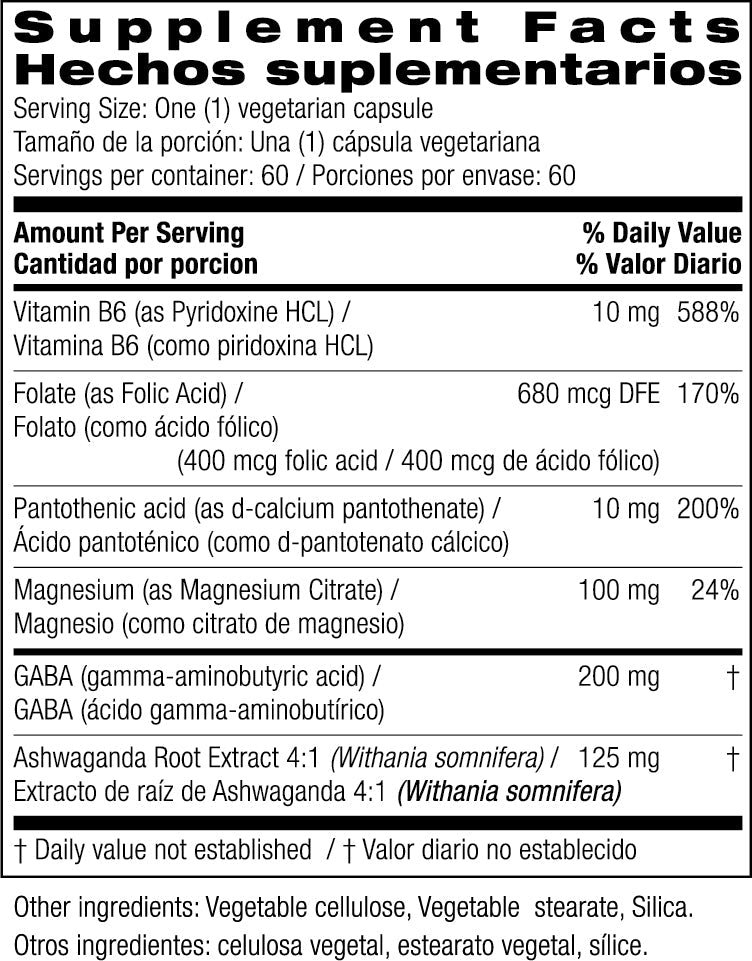 Stress Wellness with Ashwaganda 445 mg 60 veg caps by Bio Nutrition best price