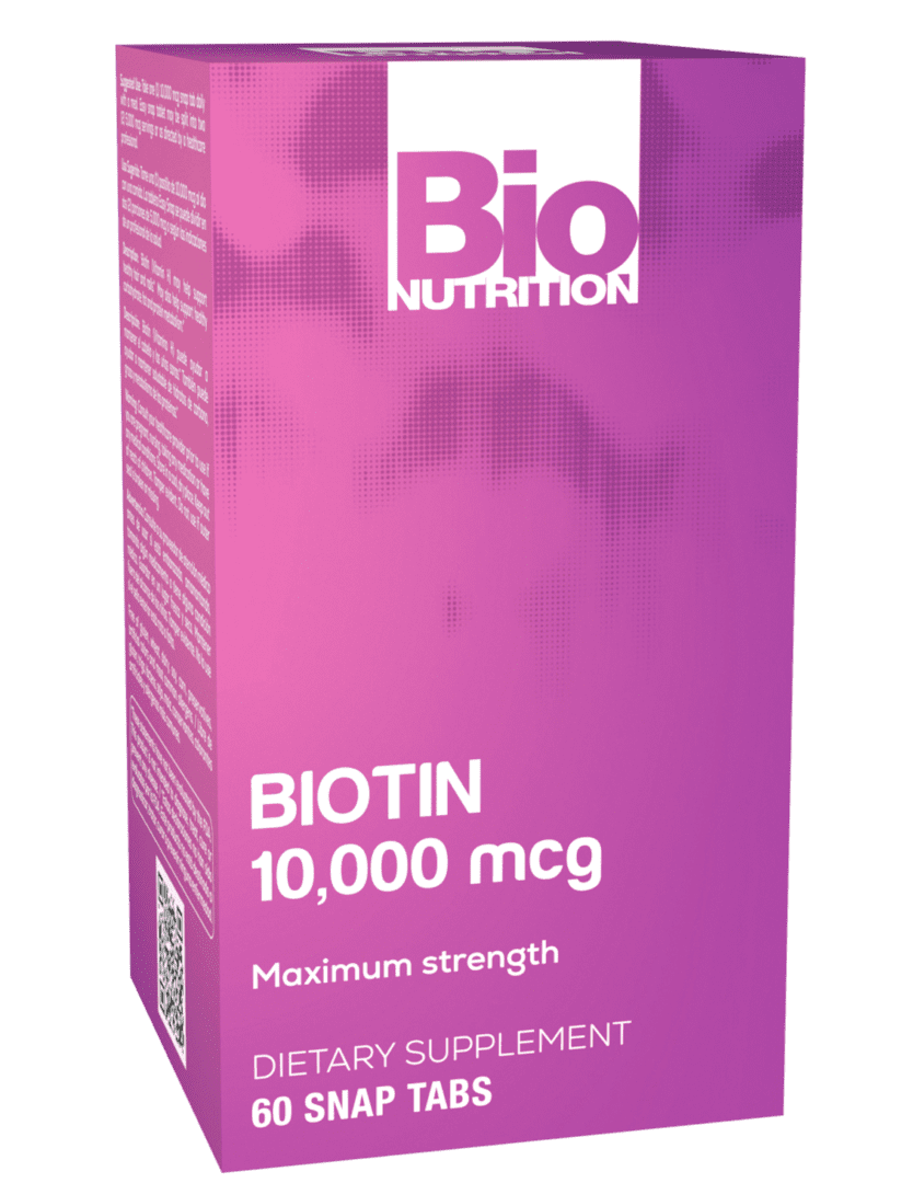 Biotin 10,000 mcg 60 snap tabs