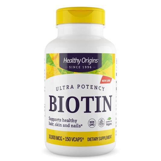 Biotin Ultra Potency 10,000 mcg 150 Vcaps by Healthy Origins best price