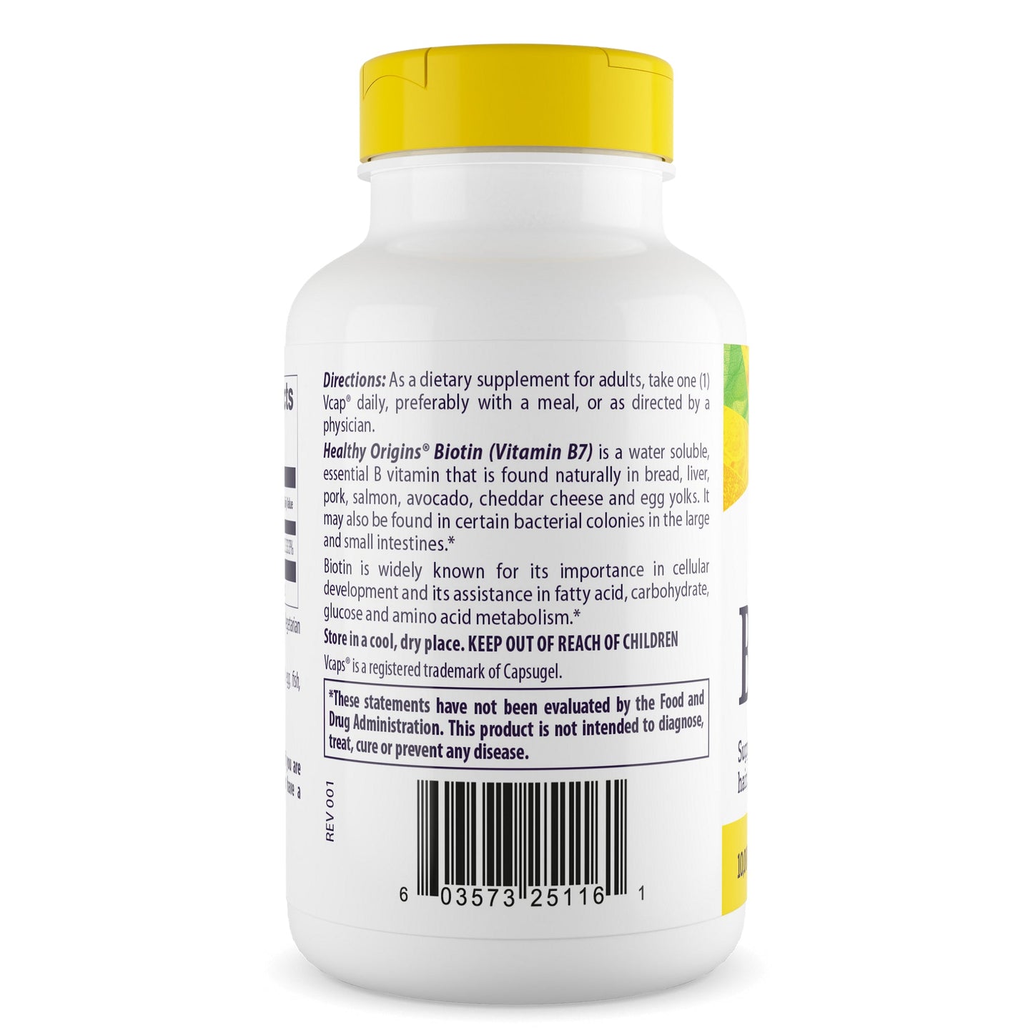 Biotin Ultra Potency 10,000 mcg 150 Vcaps by Healthy Origins best price