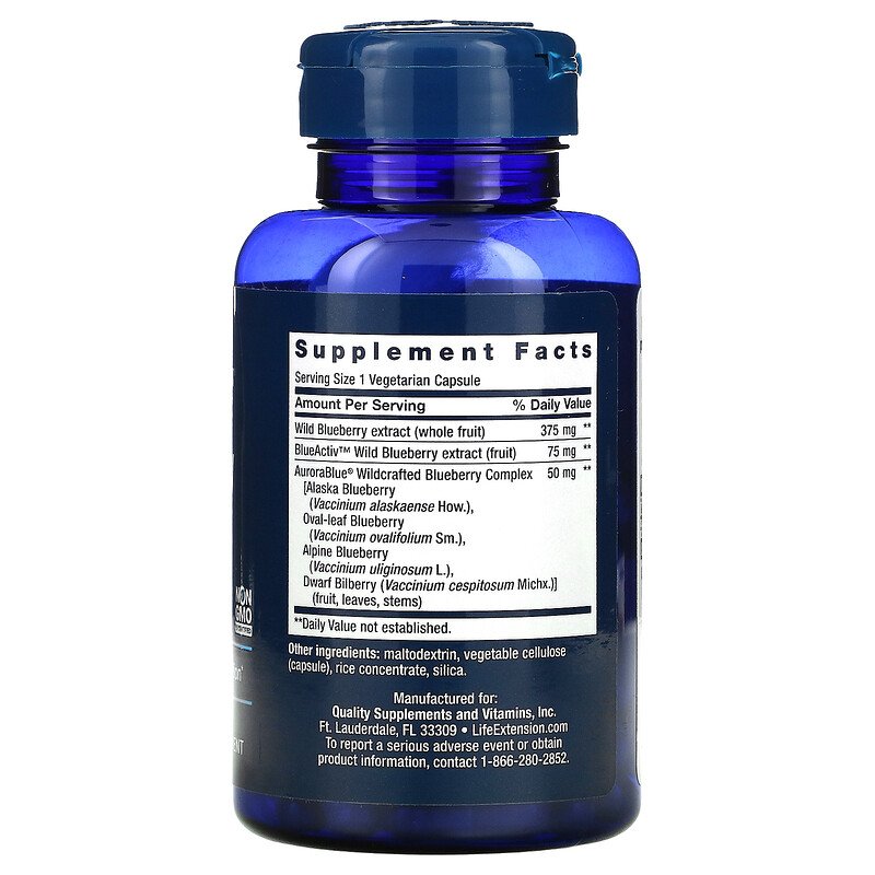 Blueberry Extract 60 Vegetarian Capsules