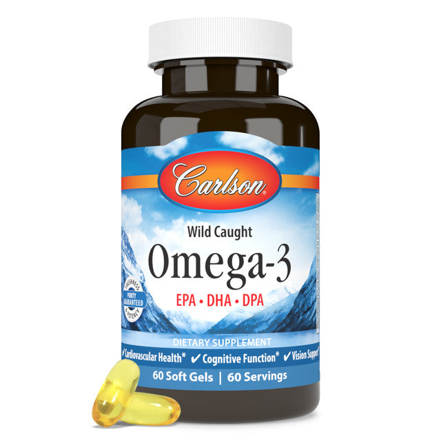 Carlson Omega-3 60 Softgels