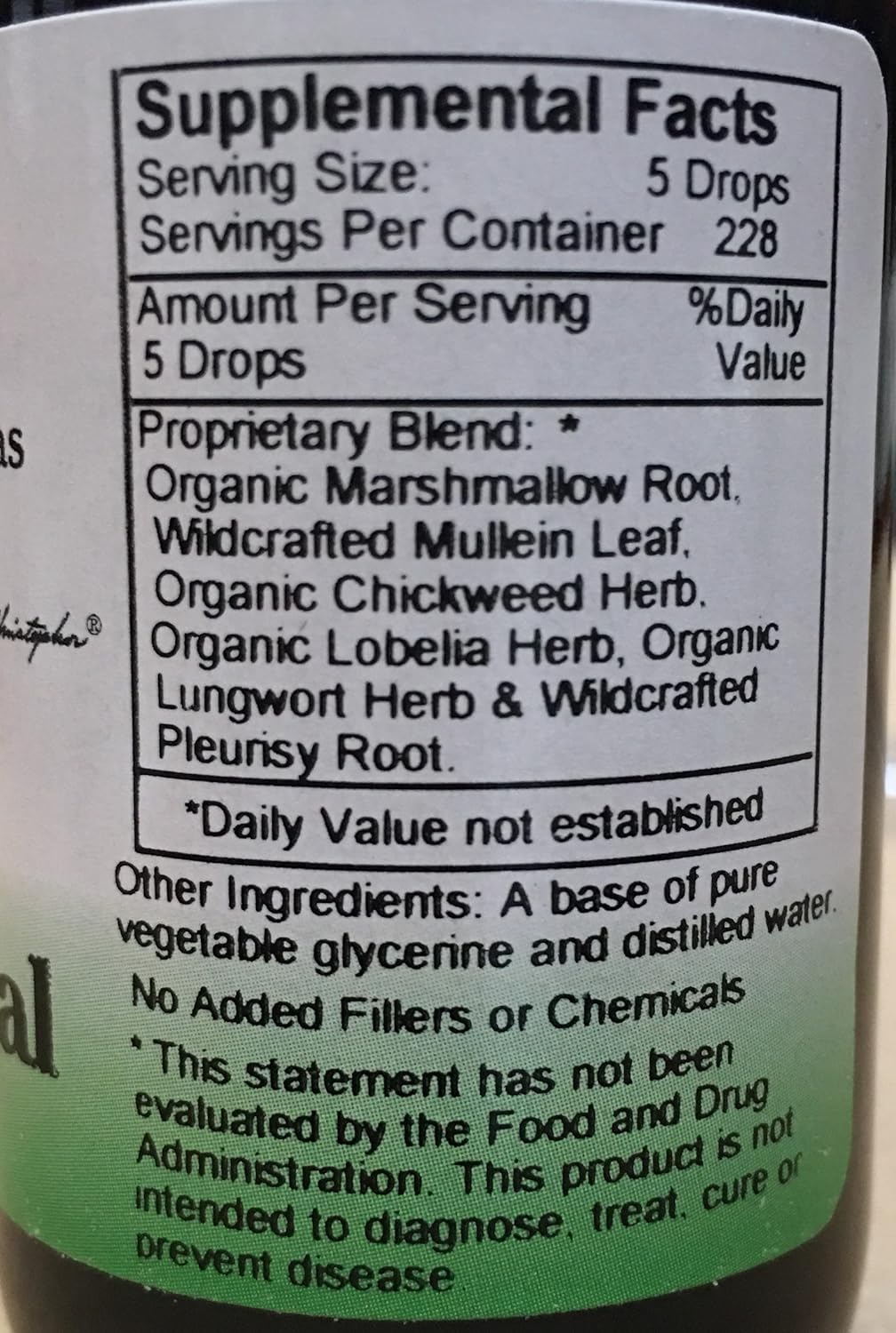 Christopher's Original Formulas, Lung & Bronchial Formula, 2 fl oz (59 ml)