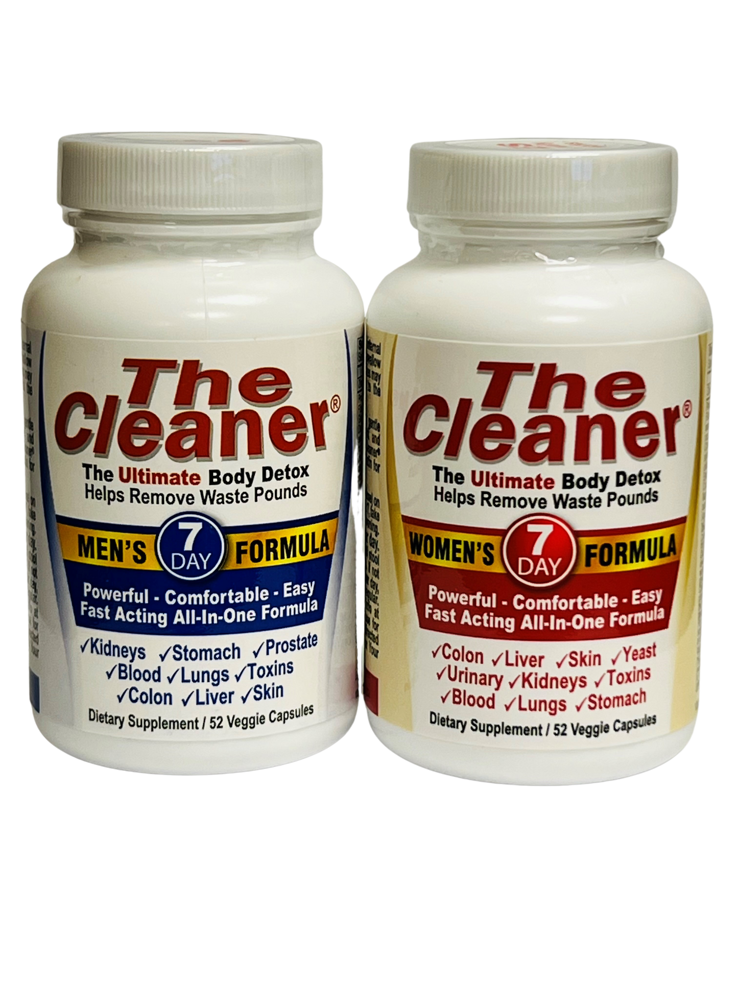 The Cleaner 7-Day Men's & Women's Formula Bundle - 52 Capsules Each by Century Systems