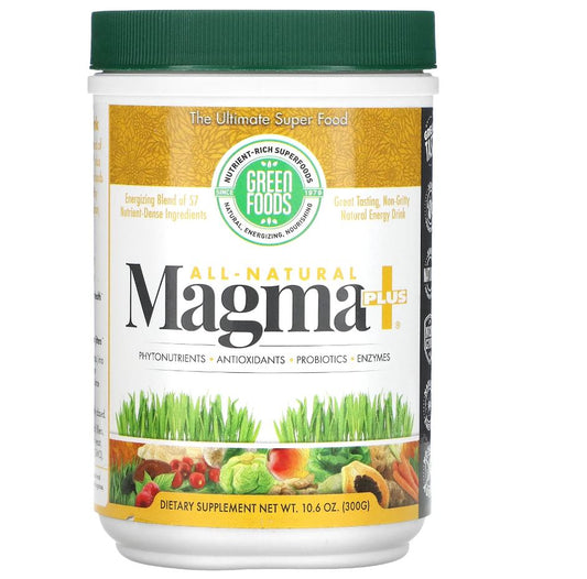 All-Natural Magma Plus, 10.6 oz (300 g) Green Foods Corporation,