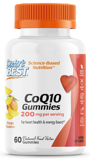 CoQ10 Gummies, Mango Madness, 100 mg, 60 Gummies, by Doctor's Best