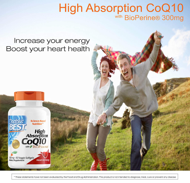 CoQ10 with BioPerine, 300 mg, 90 Veggie Softgels, by Doctor's Best