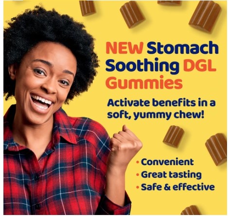 DGL Stomach Soothe Gummies, 74 Vegan Gummies