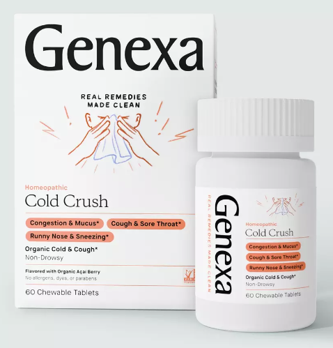 Cold Crush, 60 Acai Berry Chewable Tablets, by Genexa