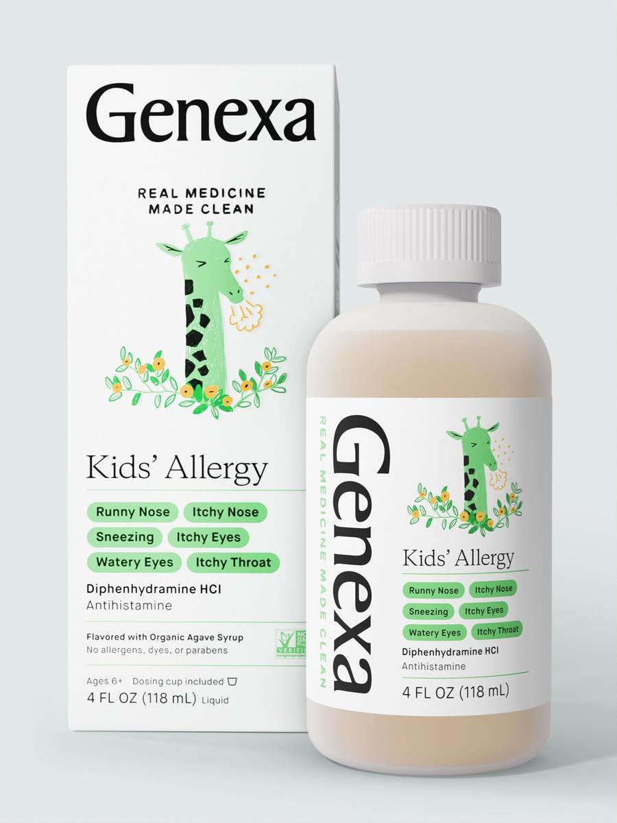 Kids' Allergy, 4 fl oz (118 mL), by Genexa