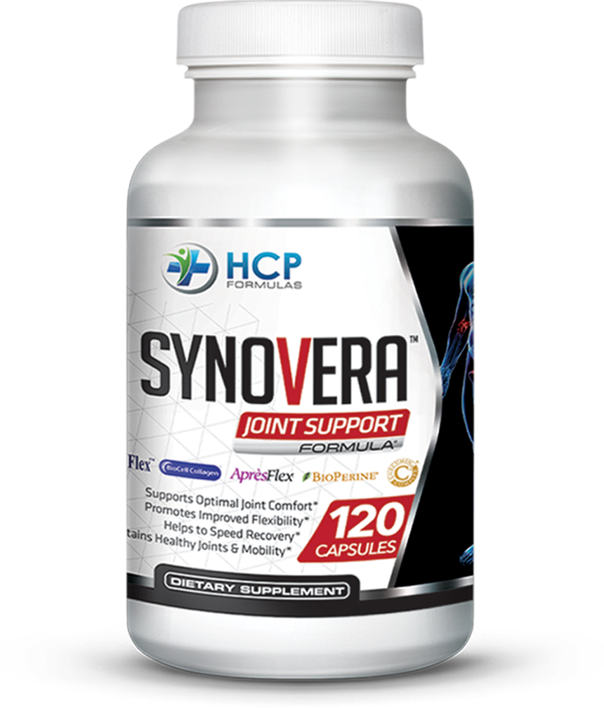 Synovera - 120 Capsules for Joint Support by HCP Formulas