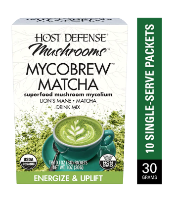 Host Defense Mycobrew Matcha Packets, 1oz (30g)