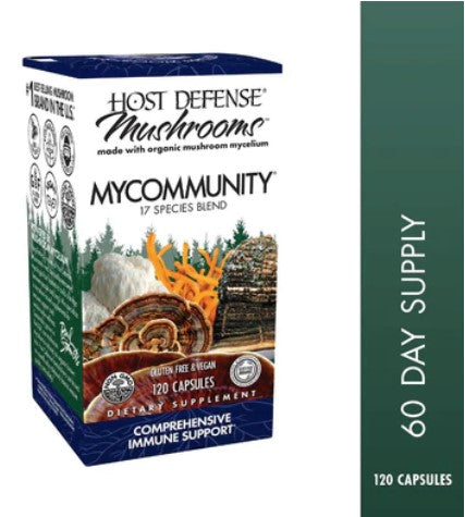 Host Defense MyCommunity 120 Vegetarian Capsules