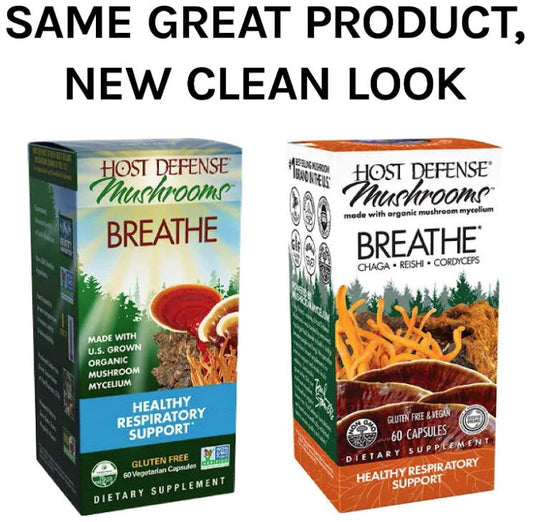 Host Defense Breathe 60 Vegetarian Capsules
