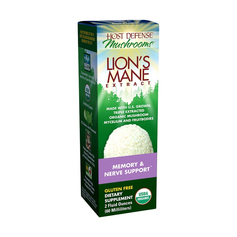 Host Defense Lion's Mane Extract 2 Fl Oz by Fungi Perfecti