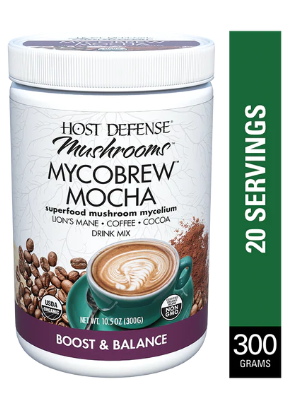 Host Defense Mycobrew Mocha Drink Mix, 10.5 oz (300 G)