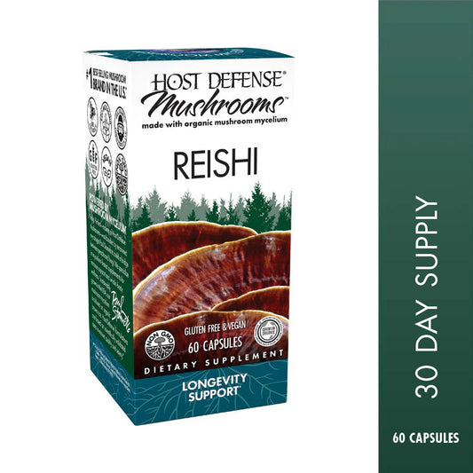Host Defense Reishi 60 Vegetarian Capsules