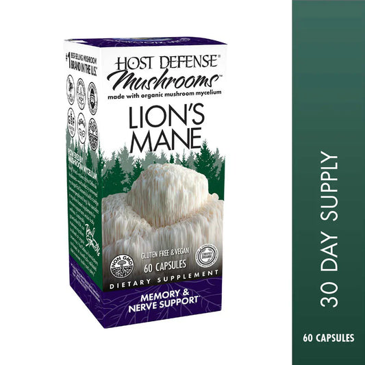 Host Defense Lion's Mane 60 Vegetarian Capsules