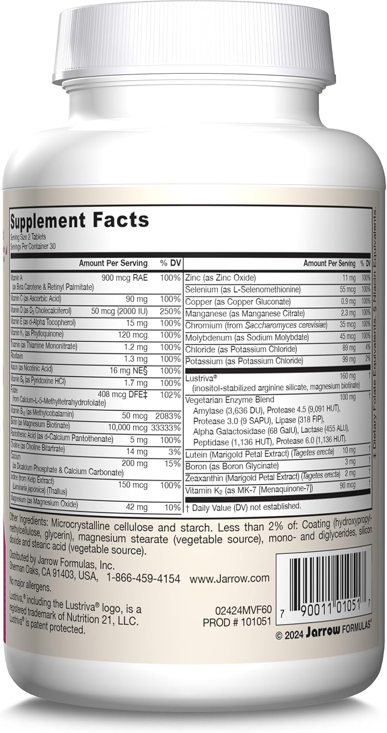 Women's Multi+ Multivitamin 60 Tablets by Jarrow Formulas