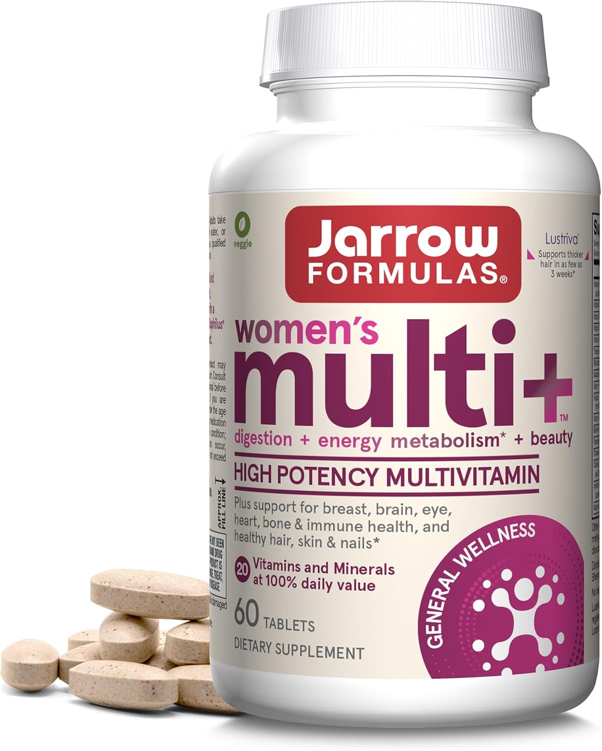Women's Multi+ Multivitamin 60 Tablets by Jarrow Formulas