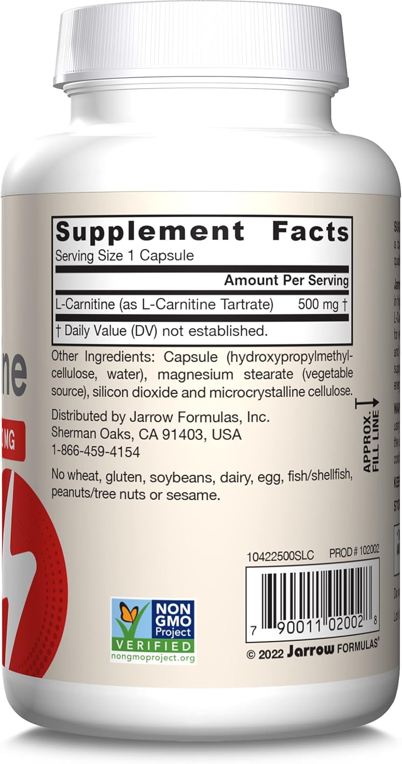 L-Carnitine 500 mg 100 Capsules