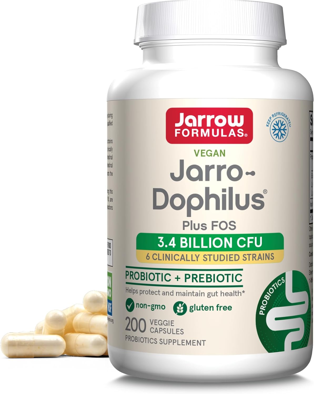 Jarro-Dophilus + FOS 200 Capsules