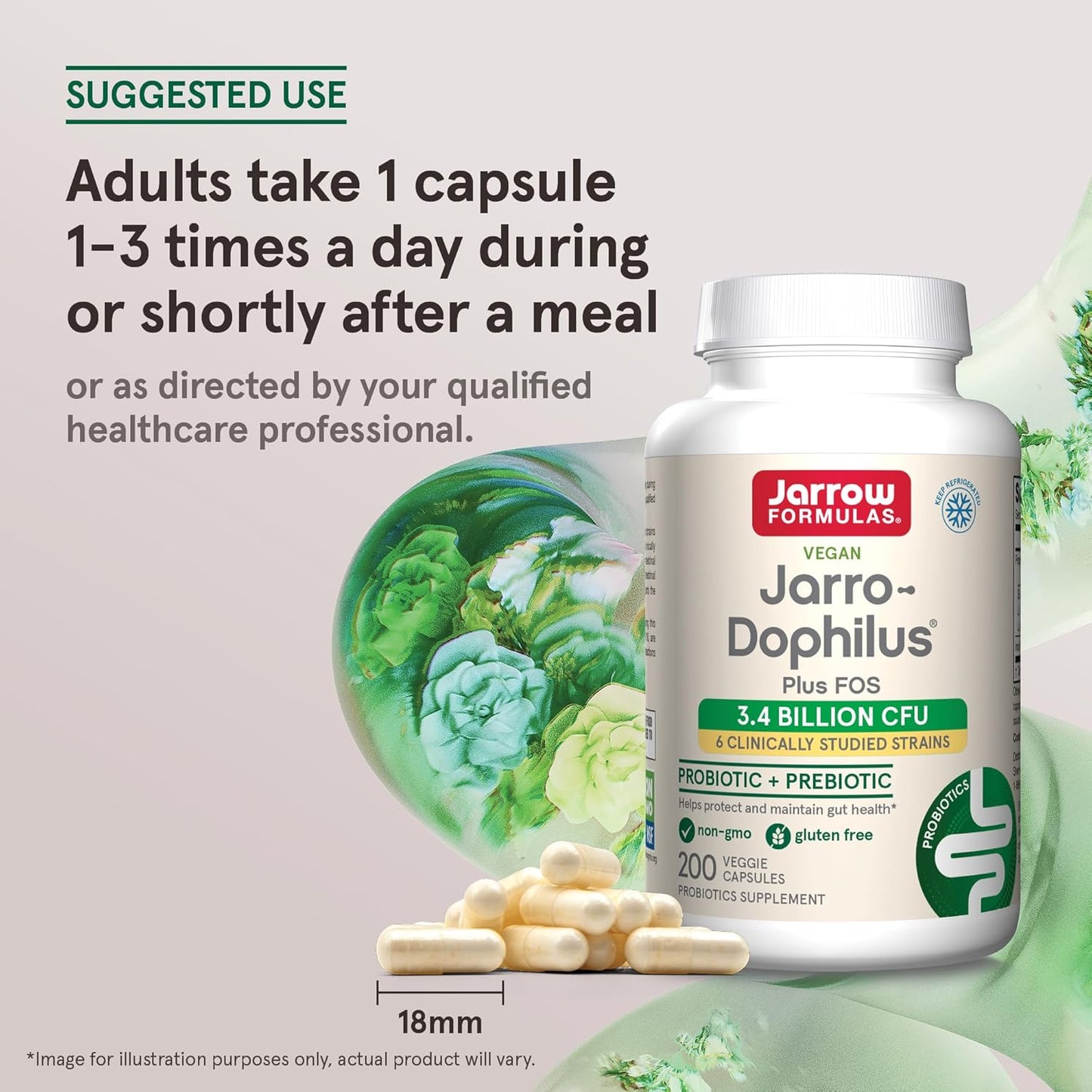 Jarro-Dophilus + FOS 200 Capsules