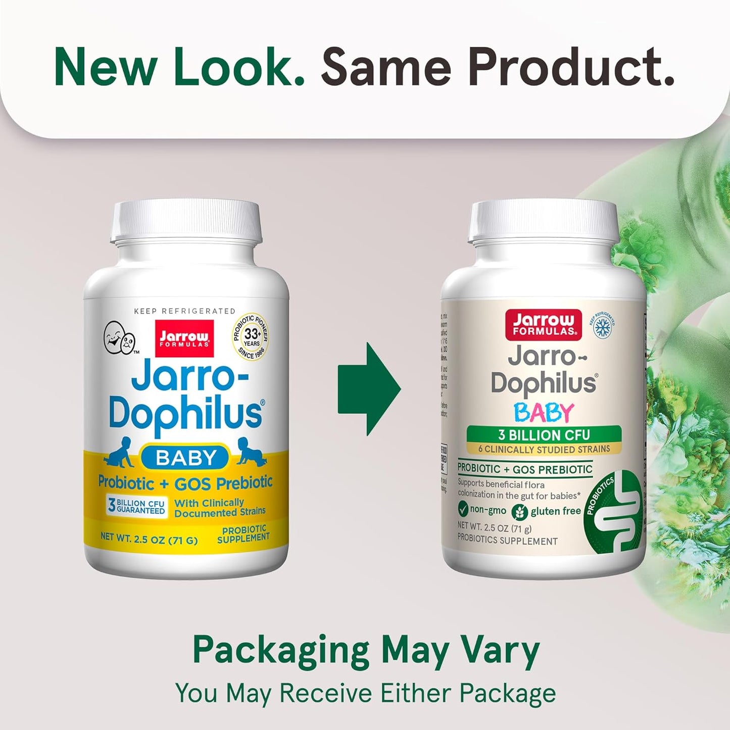 Baby's Jarro-Dophilus + FOS Powder 2.5 oz (71 g)