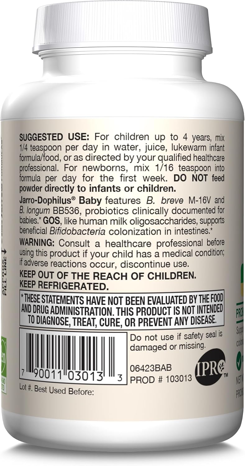 Baby's Jarro-Dophilus + FOS Powder 2.5 oz (71 g)