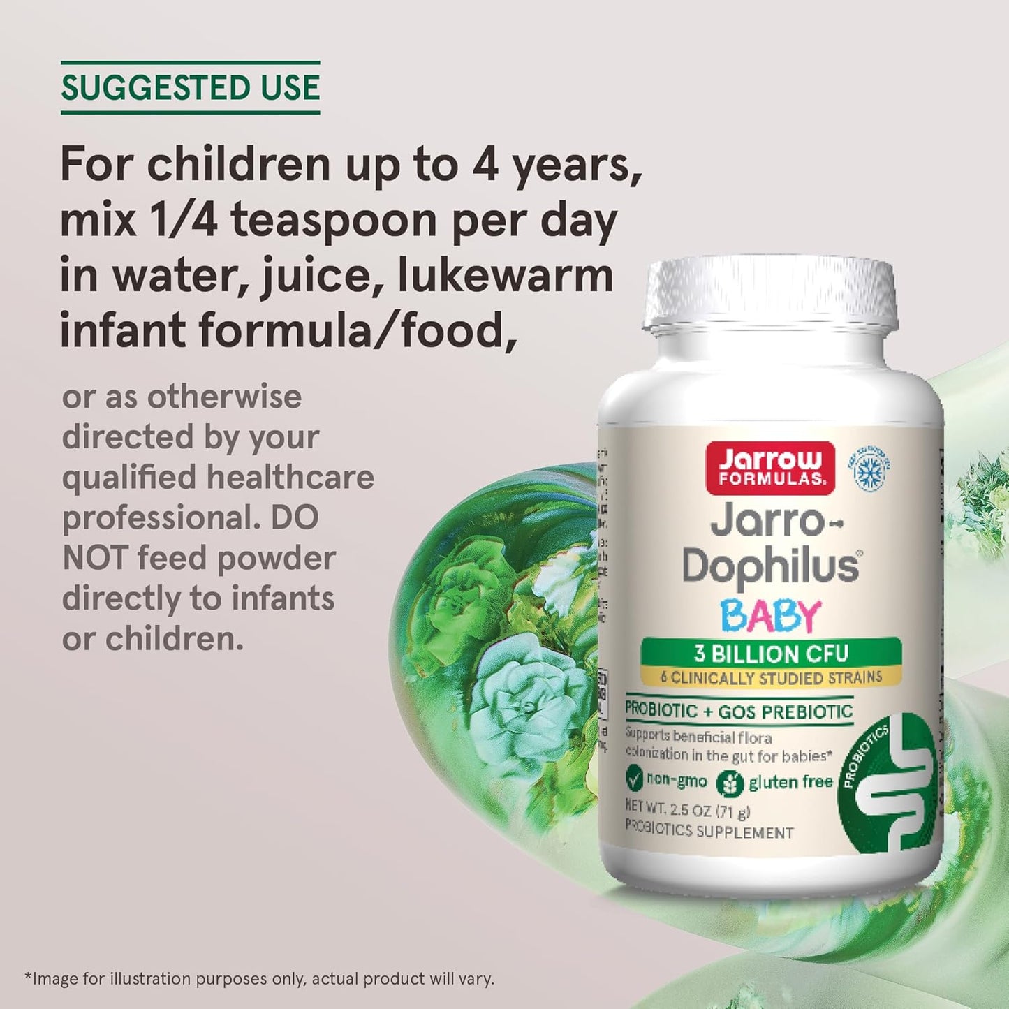 Baby's Jarro-Dophilus + FOS Powder 2.5 oz (71 g)