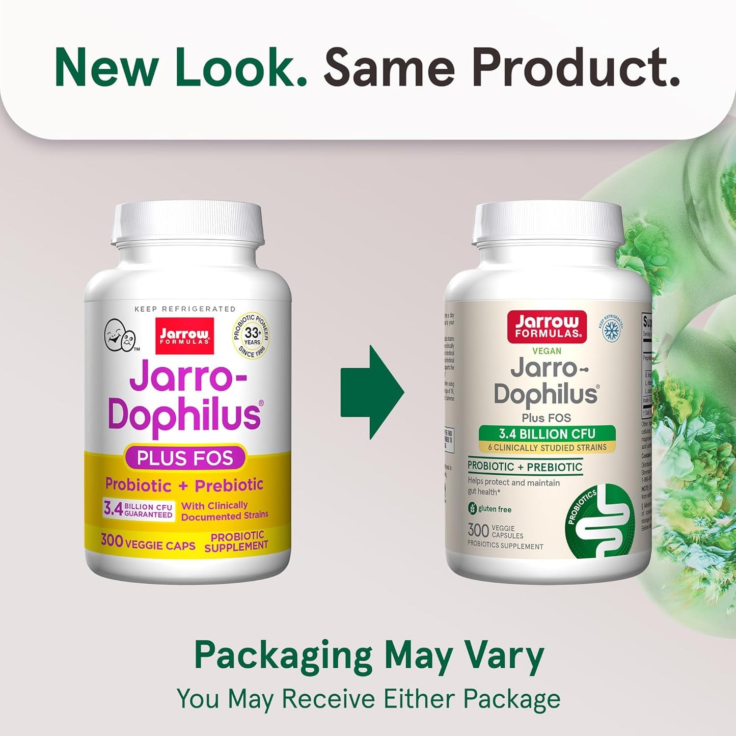 Jarro-Dophilus + FOS 300 Capsules