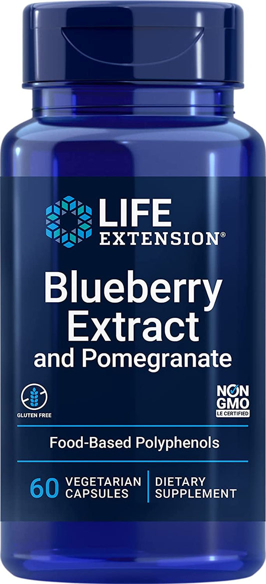 Blueberry Extract with Pomegranate 60 Vegetarian Capsules