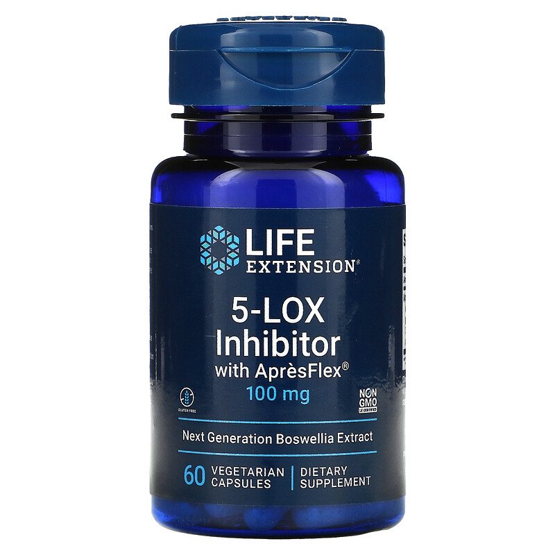 5-LOX Inhibitor with ApresFlex 100 mg 60 Vegetarian Capsules Best Price