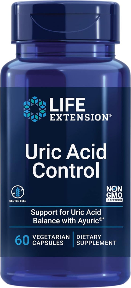 Uric Acid Control 60 Vege Caps by Life Extension