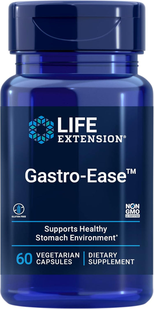 Gastro-Ease 60 Veg Caps by Life Extension