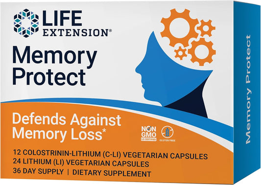 Memory Protect 24 Lithium (Li) Capsules by Life Extension