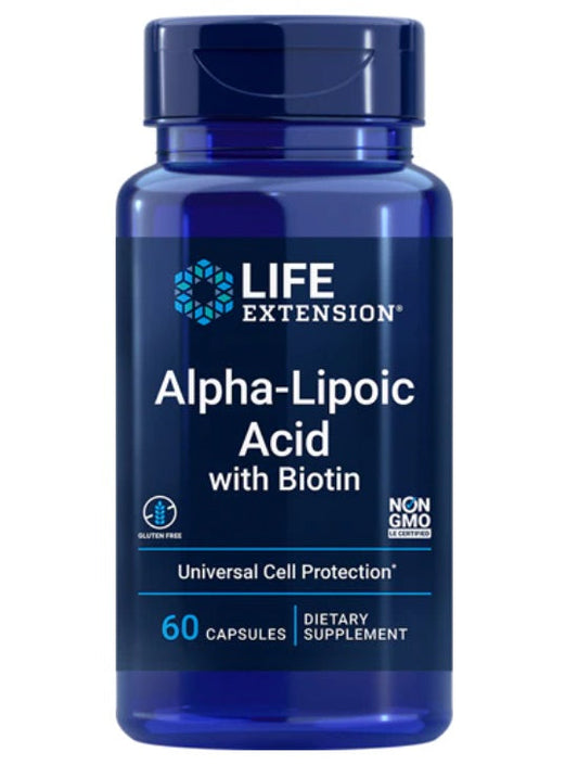 Alpha-Lipoic Acid with Biotin 60 Capsules